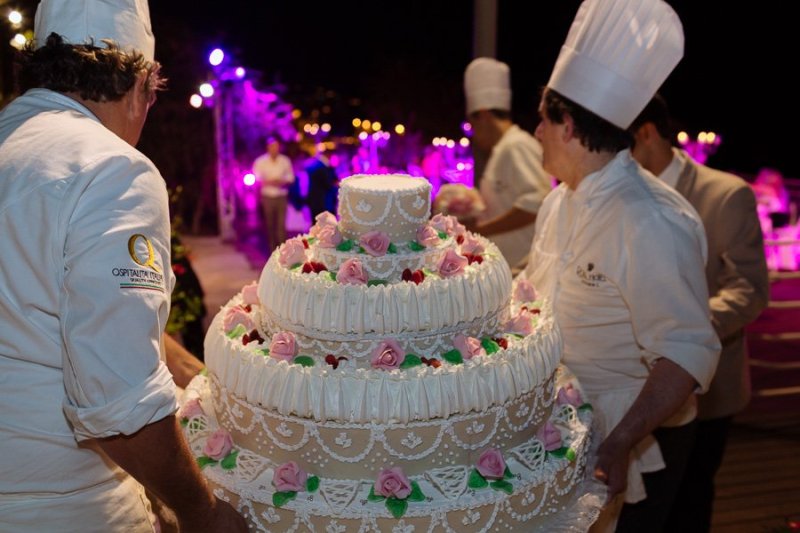 Torta gigante matrimonio