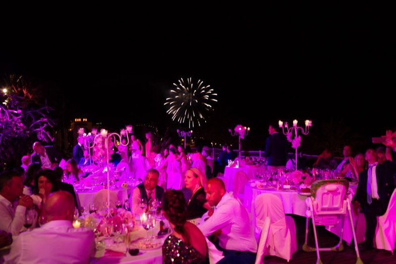 Fireworks Sanremo Wedding