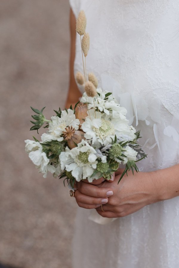 Bride bouquet wedding day