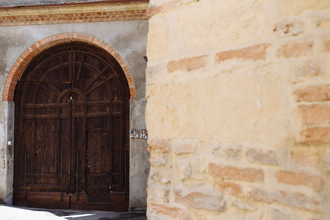 Matrimonio Portone di casa nel Monferrato