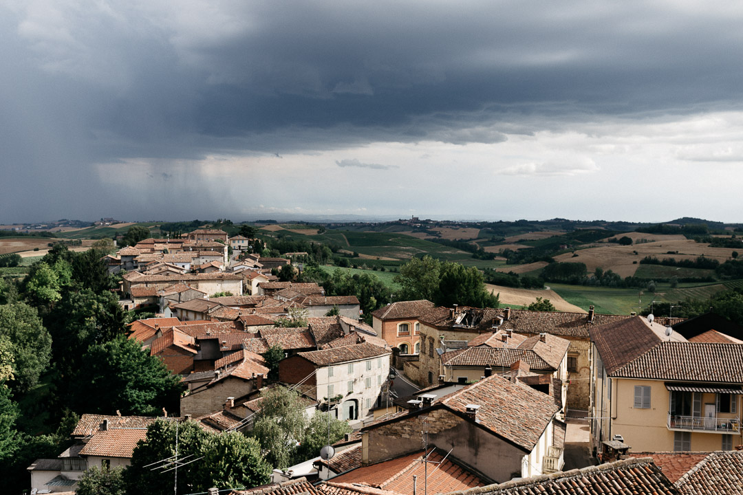 Temporale Matrimonio Monferrato Luca Vieri fotografo