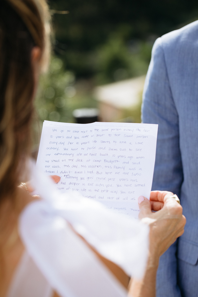 Cinqueterre Monterosso Elopement letter Luca Vieri wedding photographer