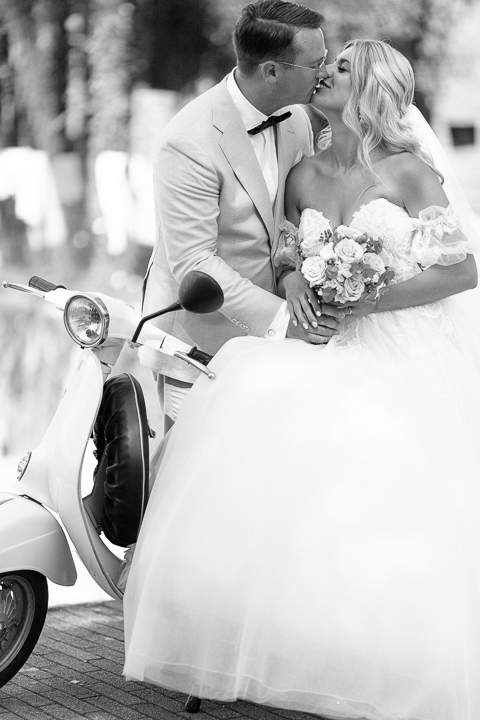 Wedding Vespa Stresa Lake Maggiore Luca Vieri Photographer