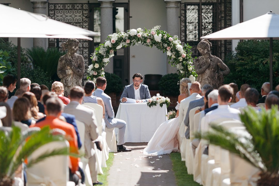 Wedding ceremony Hotel La Palma Stresa Lake Maggiore Luca Vieri Photographer