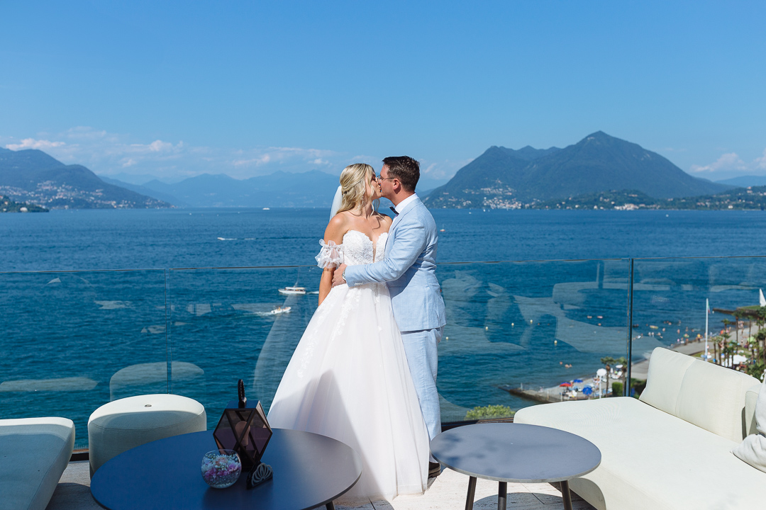 Sky View Wedding Stresa Lake Maggiore Luca Vieri Photographer