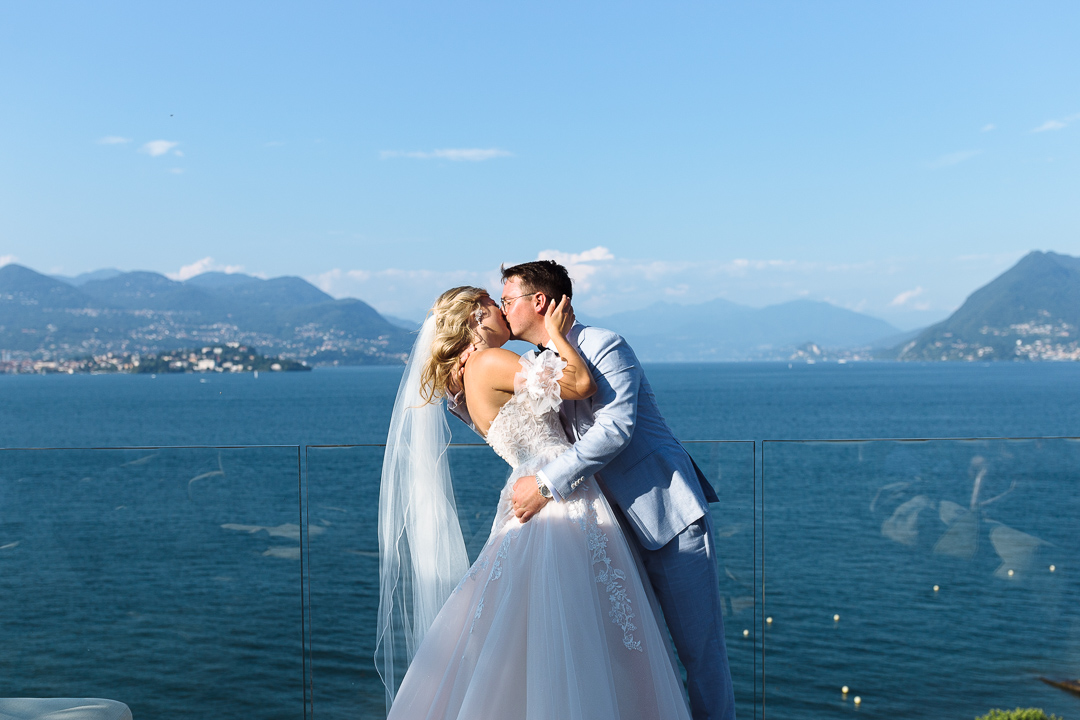 Sky View Wedding Stresa Lake Maggiore Luca Vieri Photographer