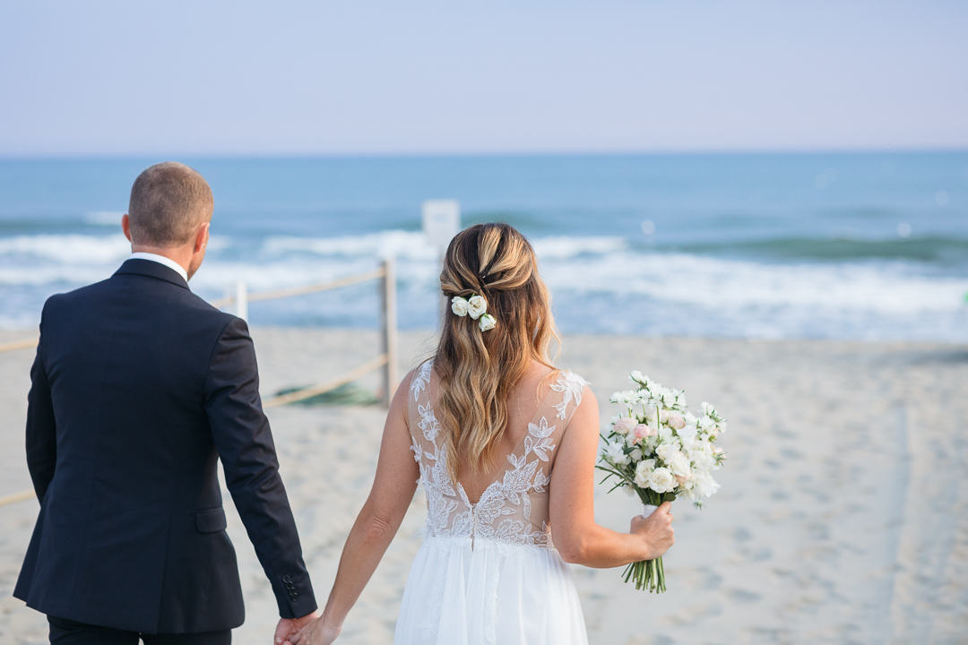 Ritratti Sposi Spiaggia Luca Vieri fotografo Matrimonio Forte dei Marmi Versilia