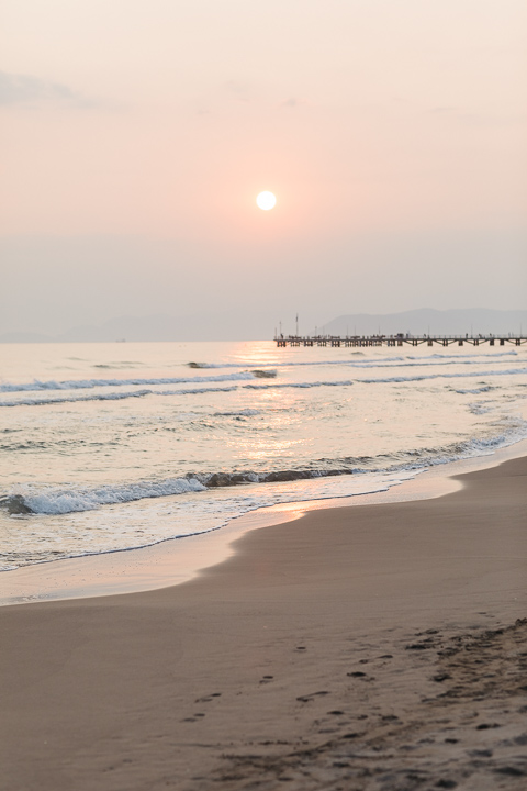 Tramonto sulla Spiaggia Forte dei Marmi Luca Vieri fotografo Matrimonio