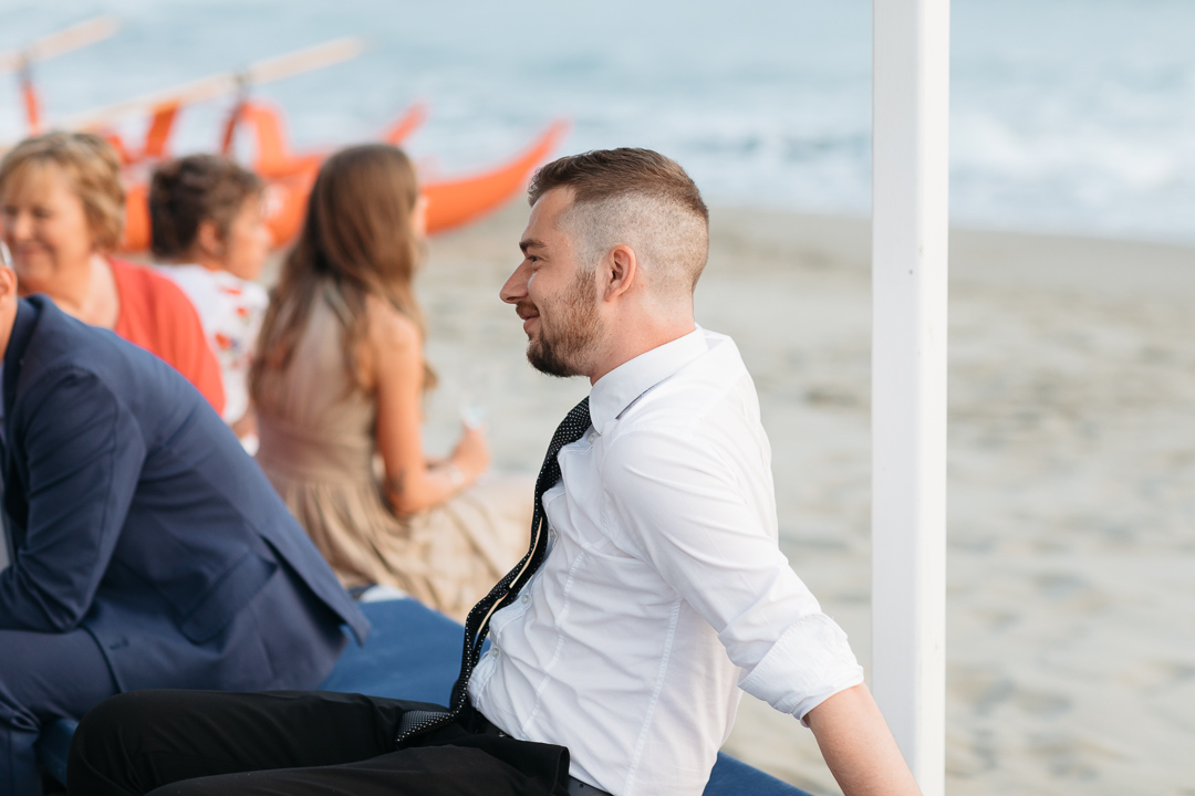Ricevimento Spiaggia Bagno Angelo Forte dei Marmi Luca Vieri fotografo Matrimonio Versilia