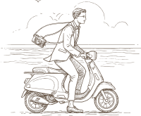 Luca Vieri Italian Vespa and Photographer